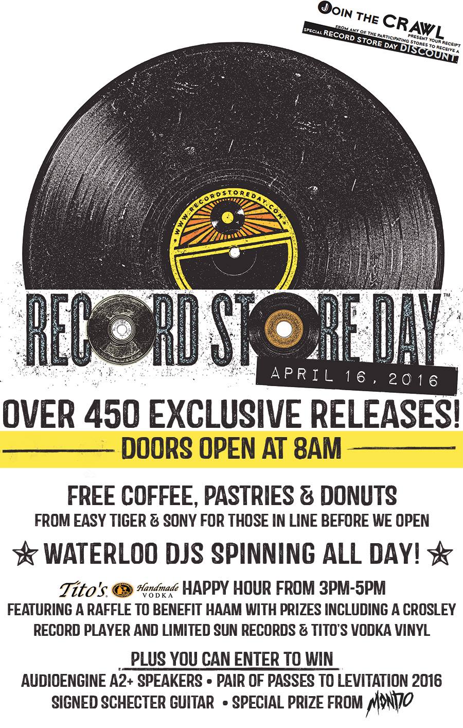 Record Store Day at Waterloo Records in Austin at Waterloo