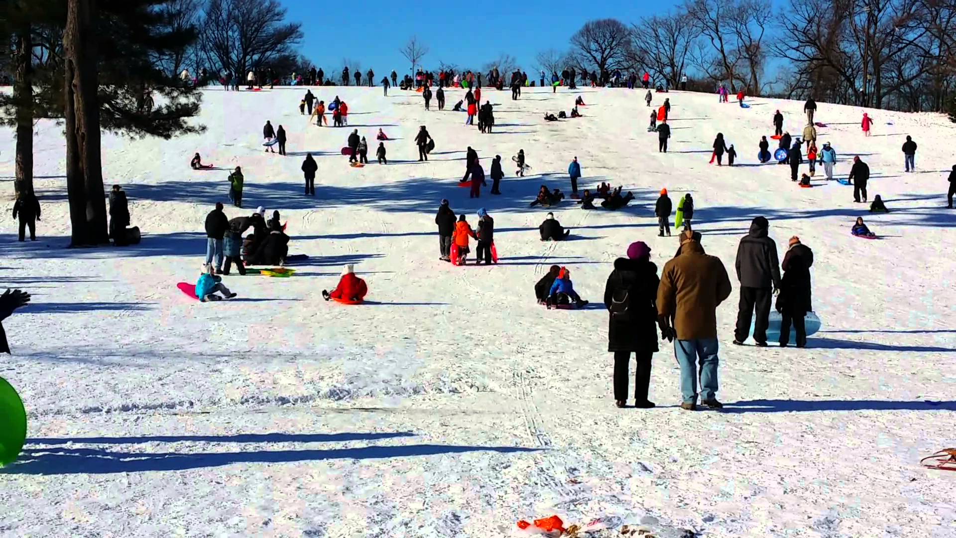 Best Sledding Hills in New York