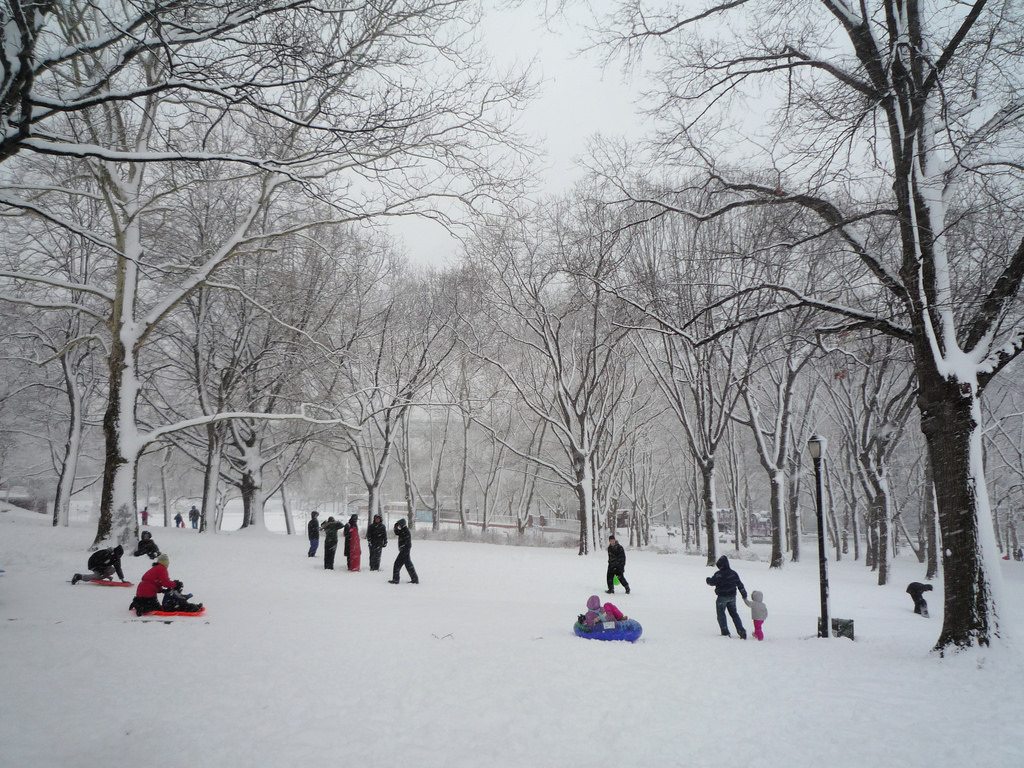 Best Sledding Hills in New York