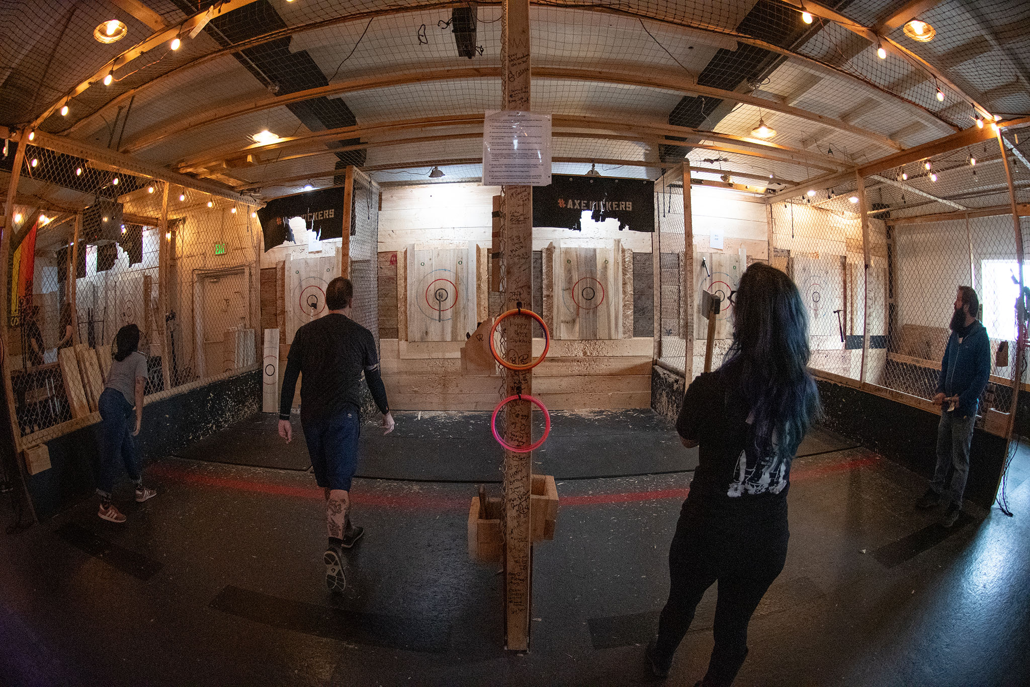Throw some axes at Axe Kickers