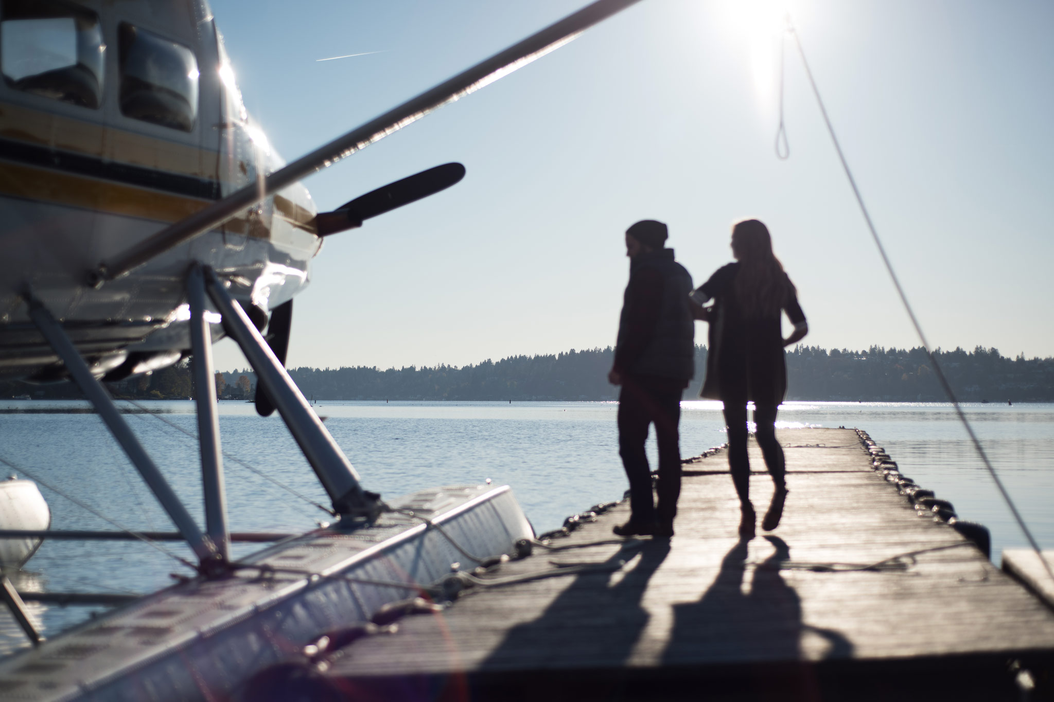 Go on a scenic flight over Seattle